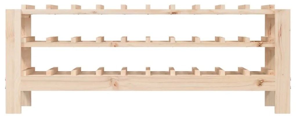 Garrafeira 109,5x30x42 cm madeira de pinho maciça