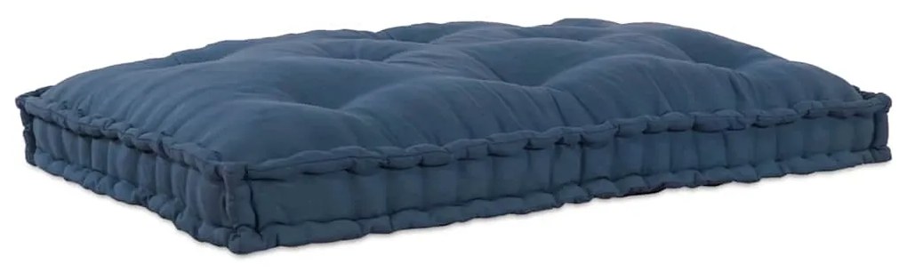 vidaXL Almofada Pallet Índigo 60 x 40 cm Poliéster