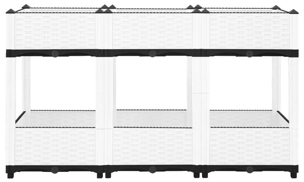 Canteiro elevado 120x40x71 cm polipropileno