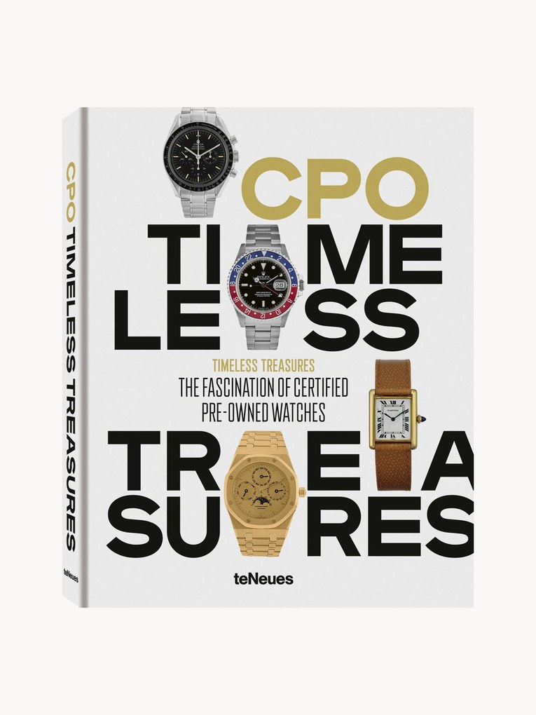 Livro de mesa de centro Timeless Treasures - The Fascination of Certified Pre-owned Watches