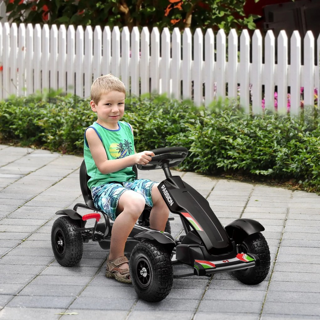 Kart a Pedais para Crianças Kart a Pedais Infantil com Assento Ajustáv