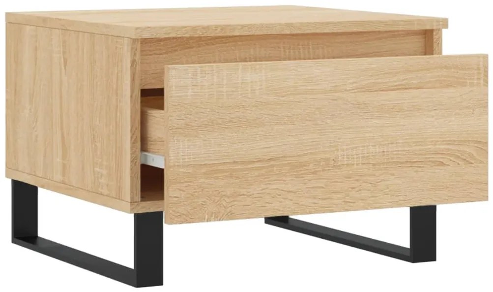 Mesa de centro 50x46x35 cm derivados de madeira carvalho sonoma