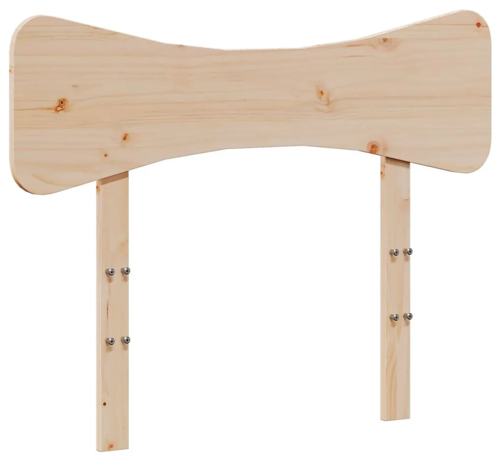 Cama sem colchão 75x190 cm madeira de pinho maciça