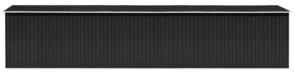 Abrigo de jardim 257x990x181 cm aço galvanizado antracite