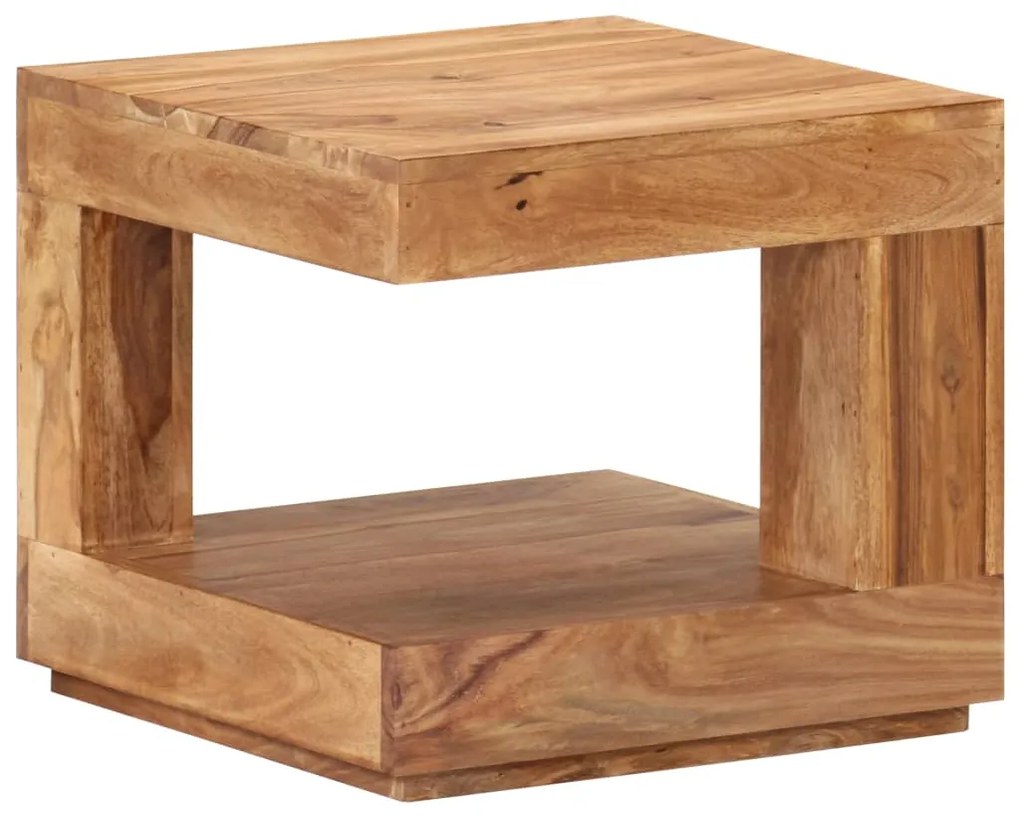 Mesa de centro 45x45x40 cm madeira de acácia maciça