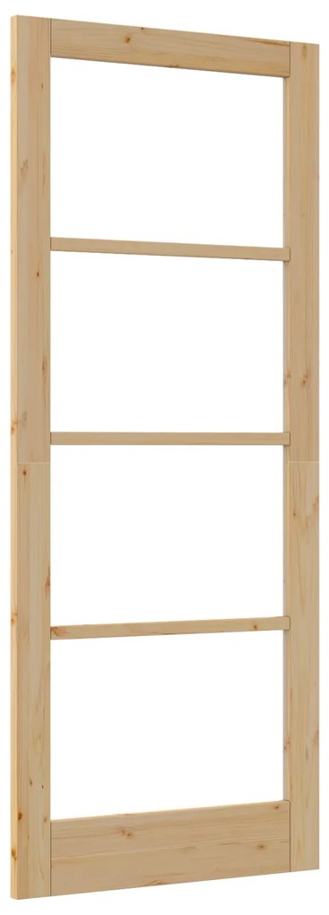 porta interna com vidro "ORKDAL" 86x211x4 cm madeira sólida de pinho