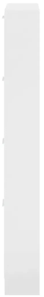 Sapateira 59x17x150 cm derivados de madeira branco brilhante