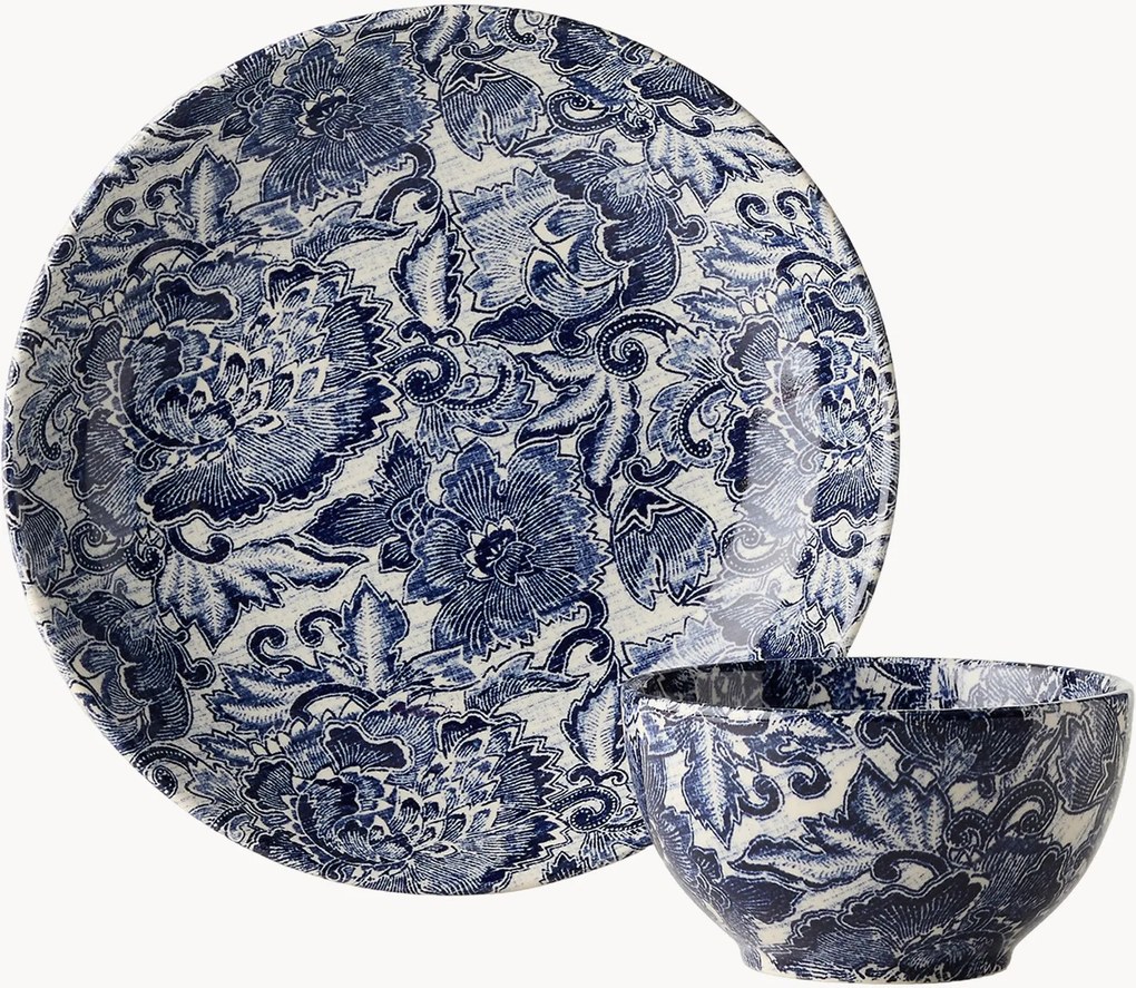 Conjunto de pequeno-almoço Faded Peony, conjunto de 2