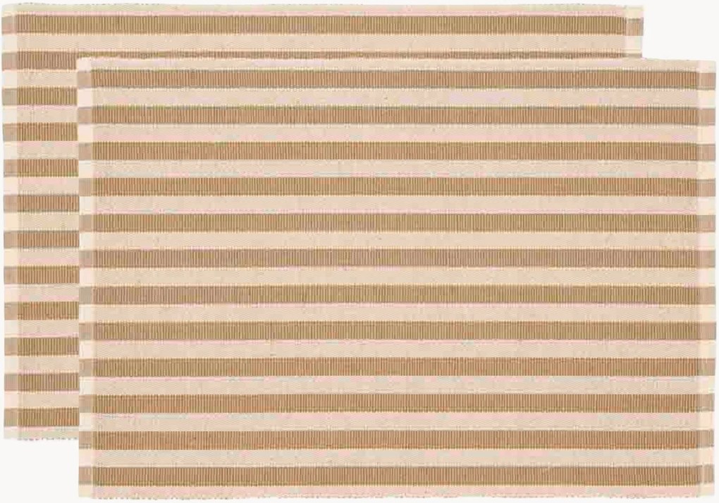 Individuais de mesa Statement Stripe, conjunto de 2