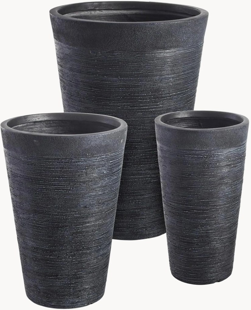 Vasos para exterior Graffiti, conjunto de 3