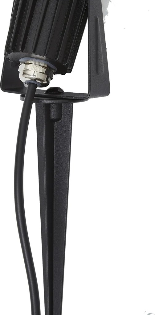 Foco moderno de 12V preto incluindo LED IP67 - Voltaire Pico
