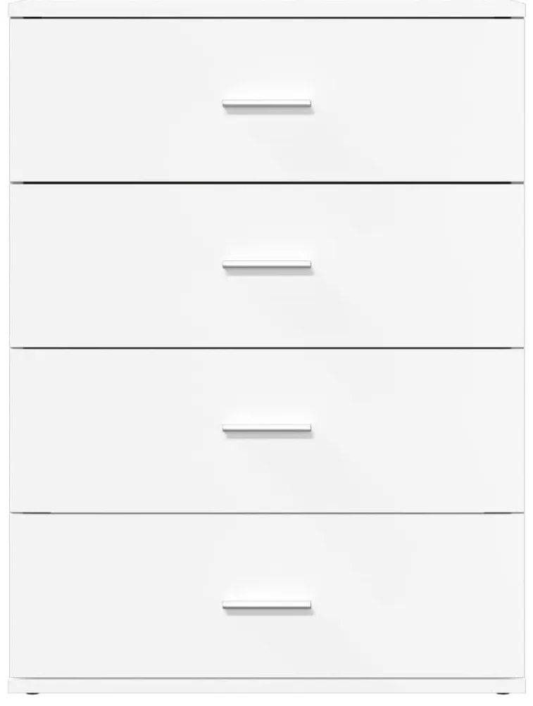 Aparadores 2 pcs 60x39x80 cm derivados de madeira branco