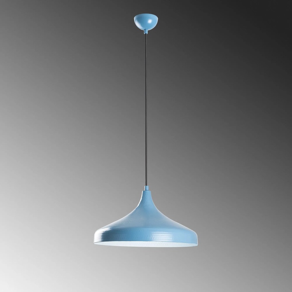 Candeeiro Chandelier Tattoo – Azul Claro – Ø36 h:22 cm