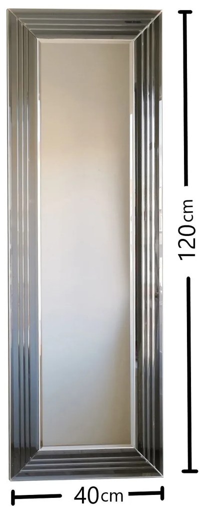 Espelho A302D – Prateado – 40x120 cm