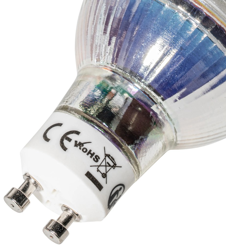 Conjunto de 5 lâmpadas LED GU10 reguláveis em 3 níveis 7W 600 lm 4000K