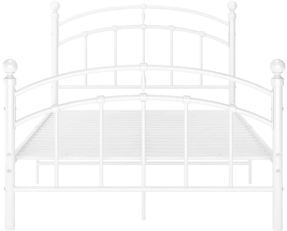 Estrutura de cama 120x200 cm metal branco