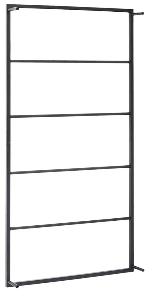 Toalheiro 60x10x116 cm aço preto