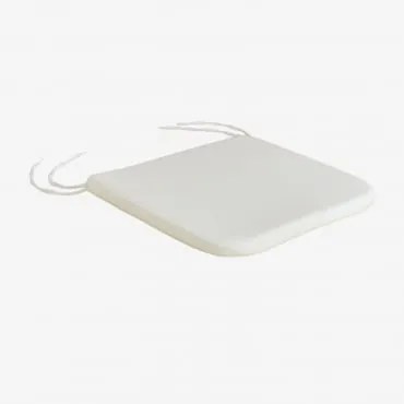 Almofada Para Cadeira De Jardim Gouda Tecido Gardénia Branco - Sklum