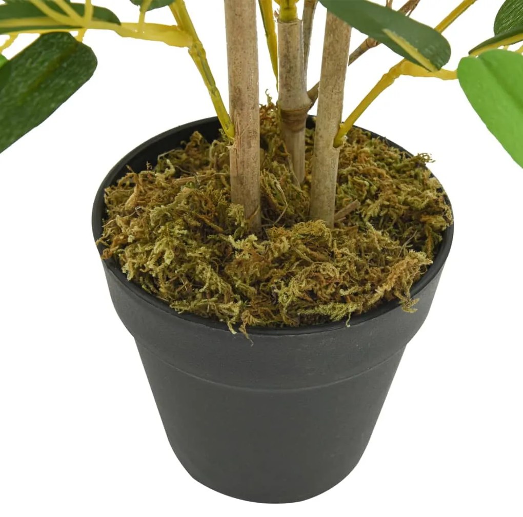 Árvore de bambu artificial 368 folhas 80 cm verde