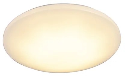 Candeeiro de teto moderno branco com LED 15W IP44 - Tiho Moderno