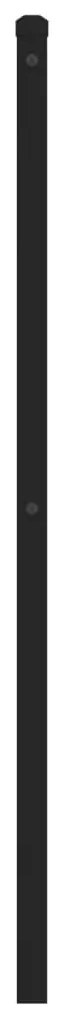 Cabeceira de cama 160 cm metal preto