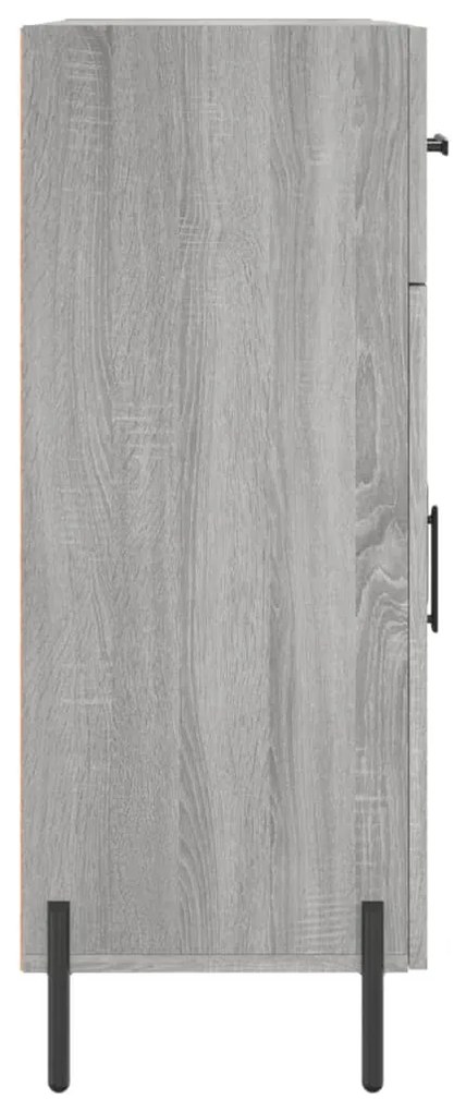 Aparador 69,5x34x90 cm derivados de madeira cinzento sonoma