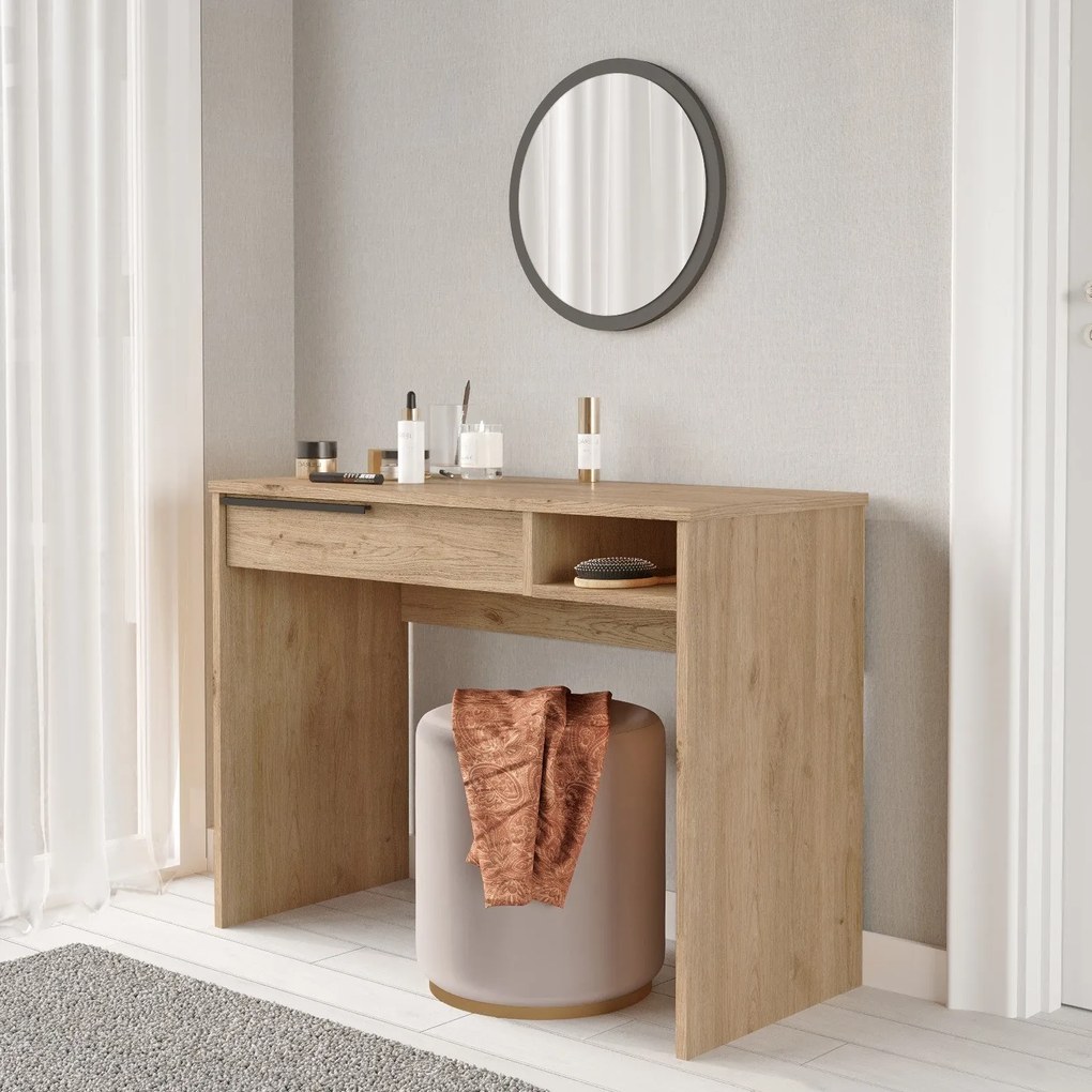 Mesa de Maquilhagem ON18 – Nogueira – 100x75x44,5 cm