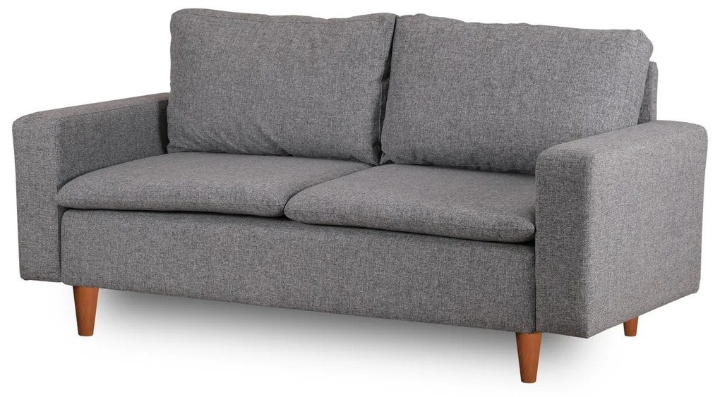 Sofá de 2 Lugares Pafu Lungo — Cinzento - 180x52x75 cm - Design Modern