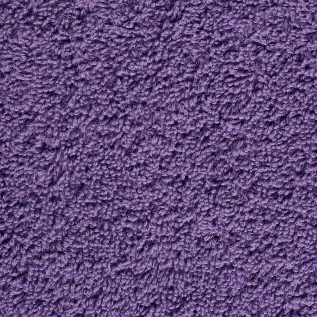 12pcs Conjunto toalhas banho premium SOLUND 600 gsm roxo