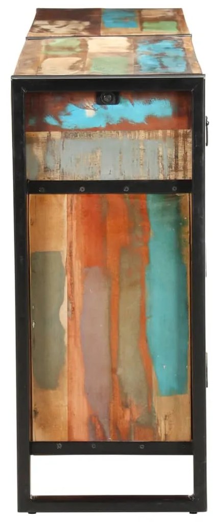 Aparador 172x35x80 cm madeira recuperada maciça