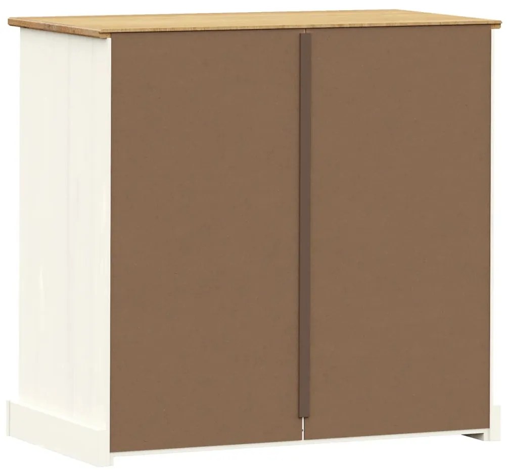 Armário com gavetas VIGO 80x40x76 cm pinho maciço branco