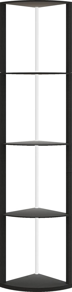 HOMCOM Lâmpada de pé LED 5 níveis dimável com prateleira, troca de cor RGB, comando à distância | Aosom Portugal