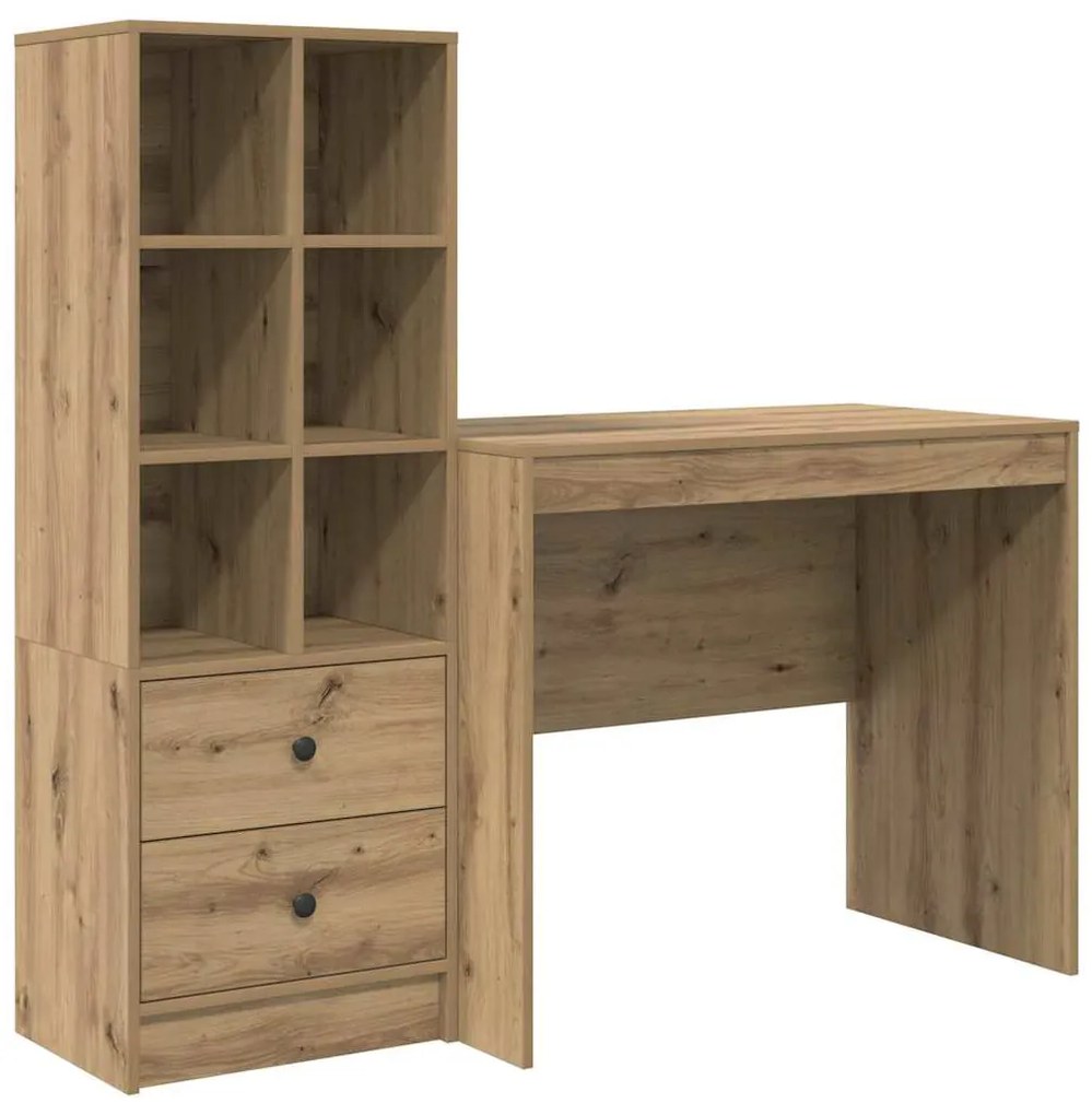 Mesa com Armazenamento Carvalho Artisan Madeira Engenheirada