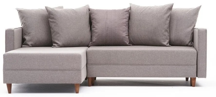 Sofá-Cama de Canto Aydam – Creme – 215x80x150 cm