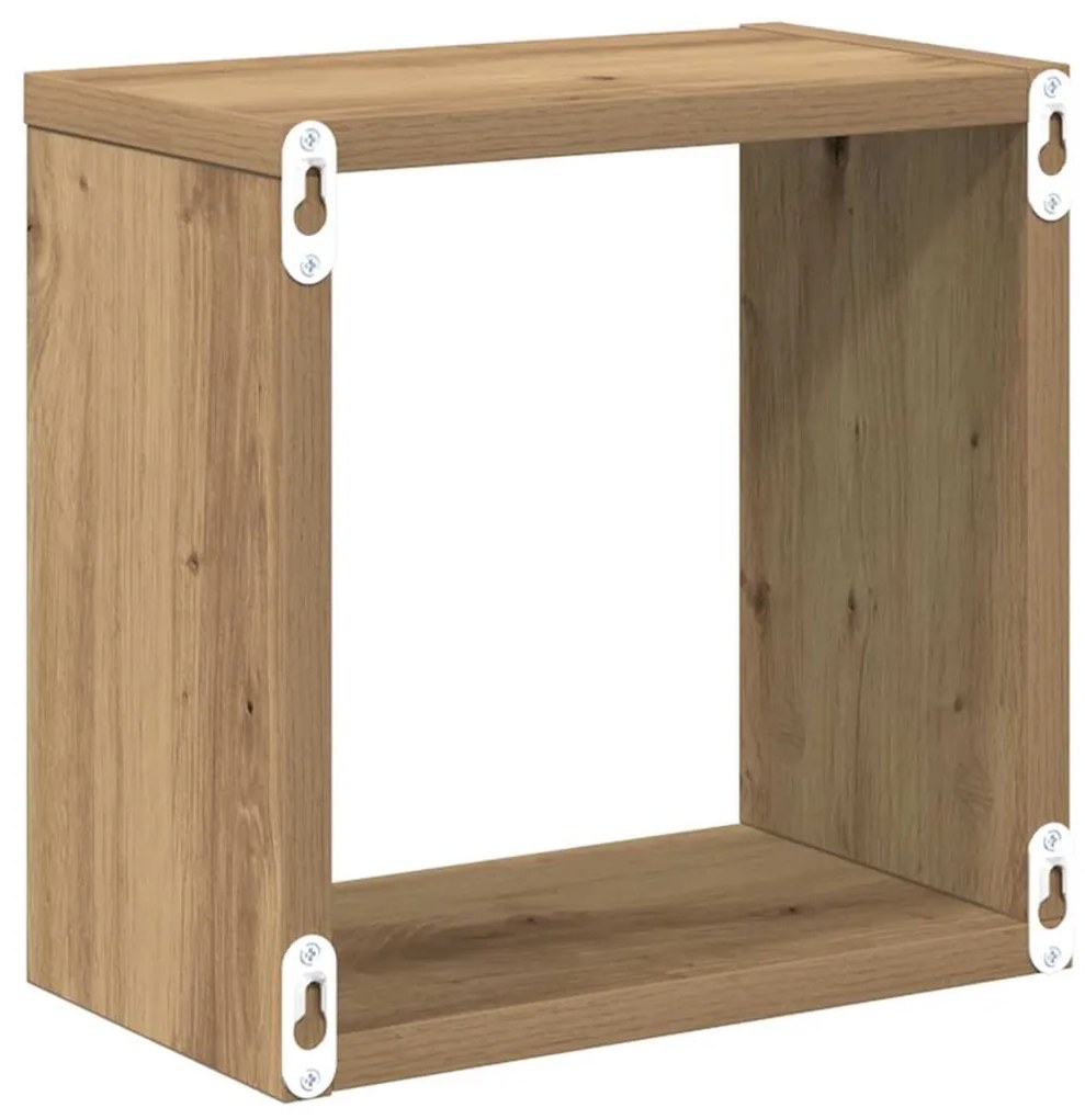Prateleiras de Parede Carvalho Artesanal MDF com Folheado