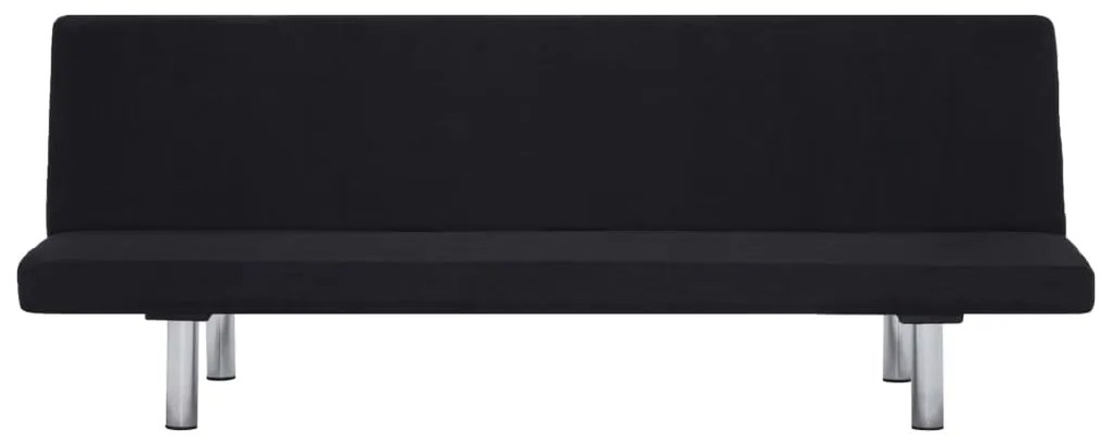 Sofá-Cama Kevin em Tecido - Preto - Design Moderno