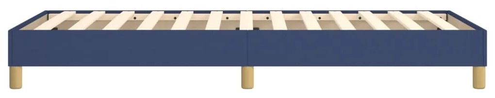 Estrutura de cama sem colchão 90x200 cm tecido azul