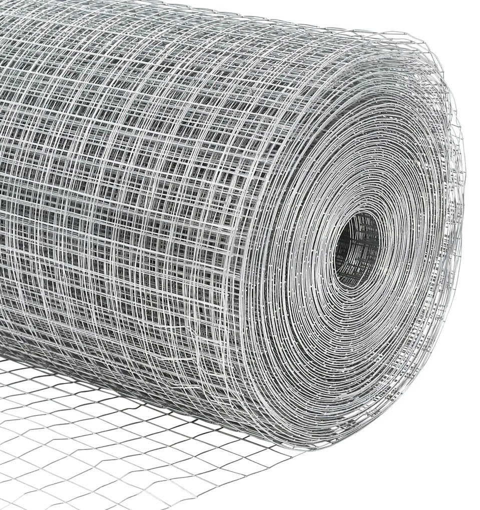 Conjunto de Cerca de Jardim Conjunto de 2 Aço Galvanizado