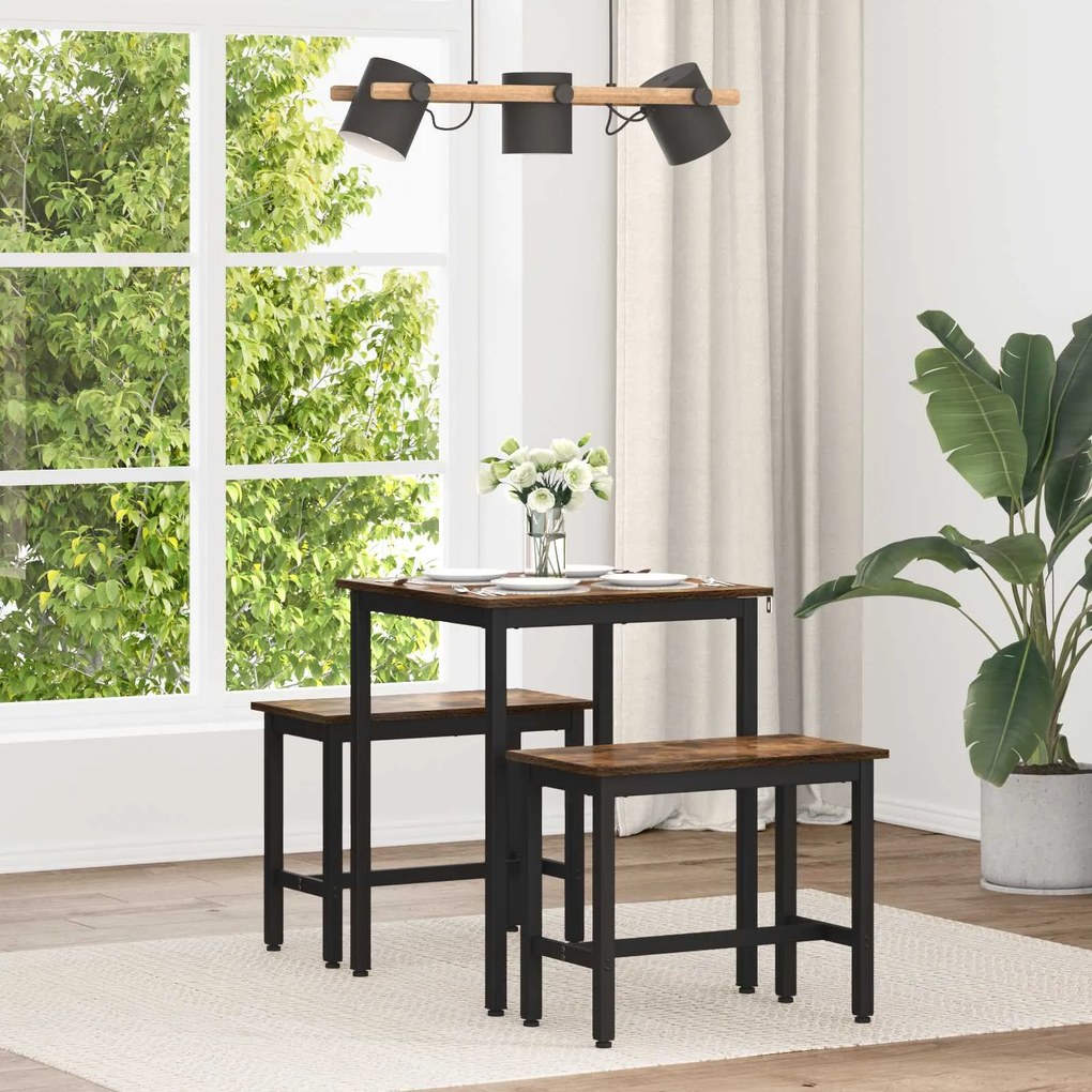 vidaXL Mesas de jantar 60 x 60 x 75 cm METAL