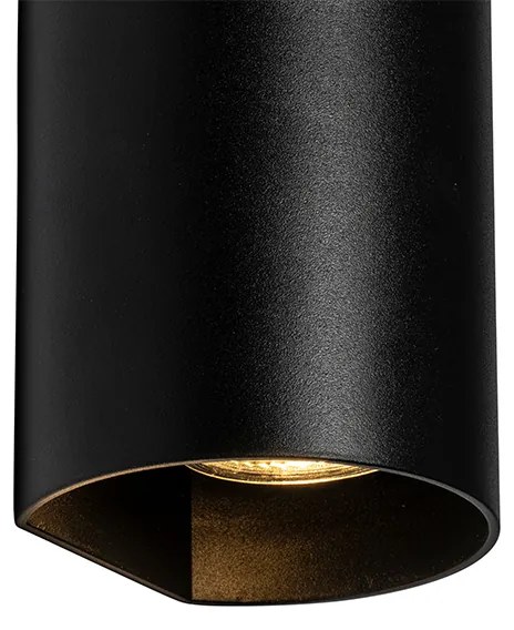 Candeeiro de parede redondo design preto - Sabbir Design