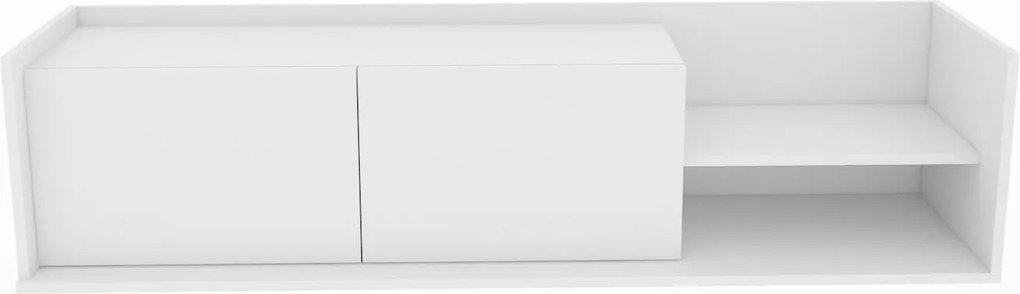 Suporte para TV Krog – Branco – 160x35x36,8 cm