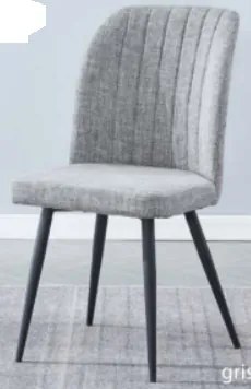 Cadeira Rory (pé metal | Acento estofado)