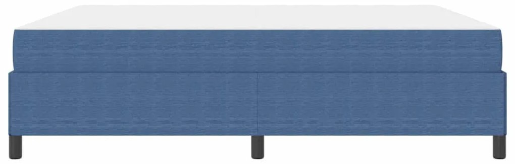 Estrutura da Cama Azul 180 x 200 cm Tecido de veludo côtelé