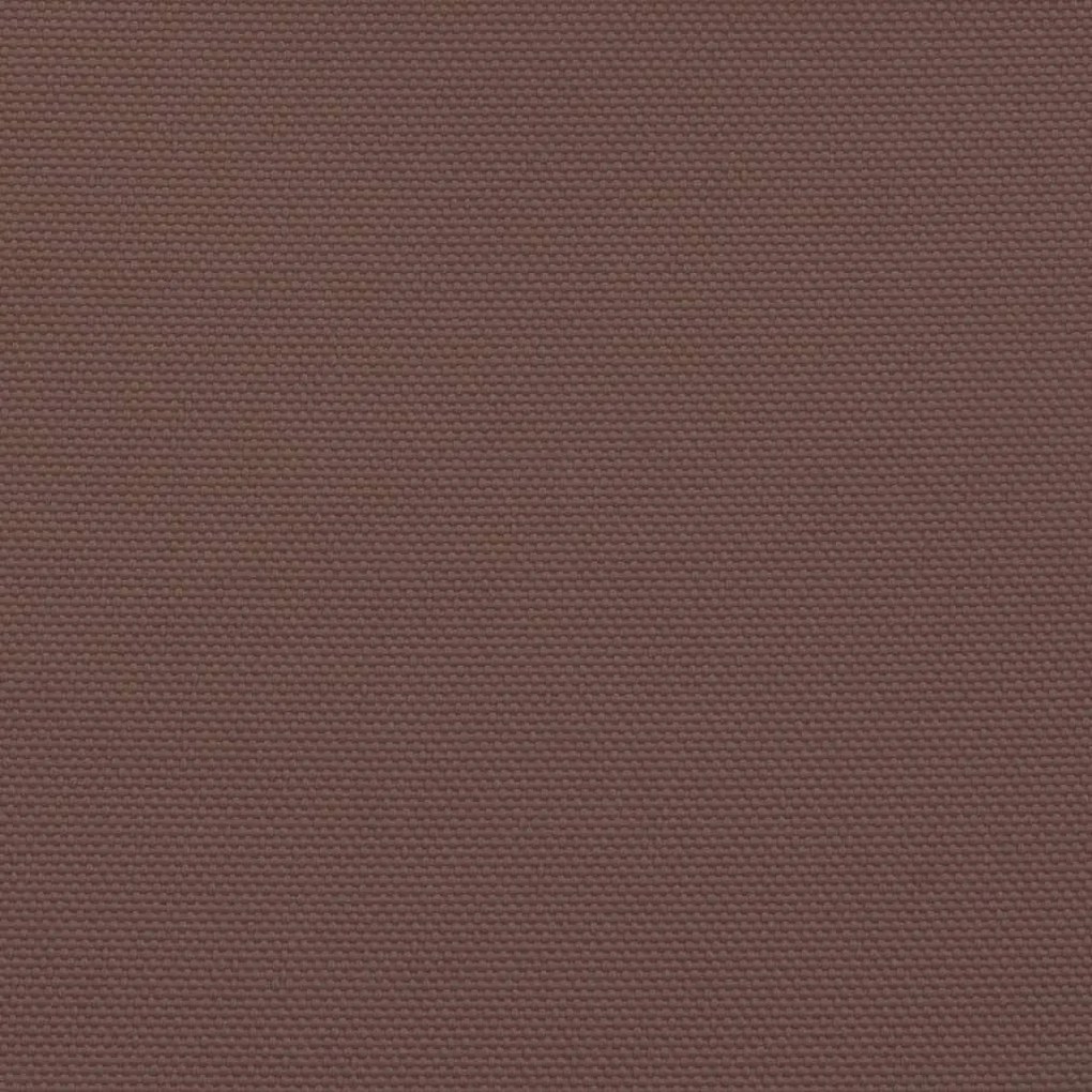 Tela de varanda 75x800 cm 100% poliéster oxford castanho