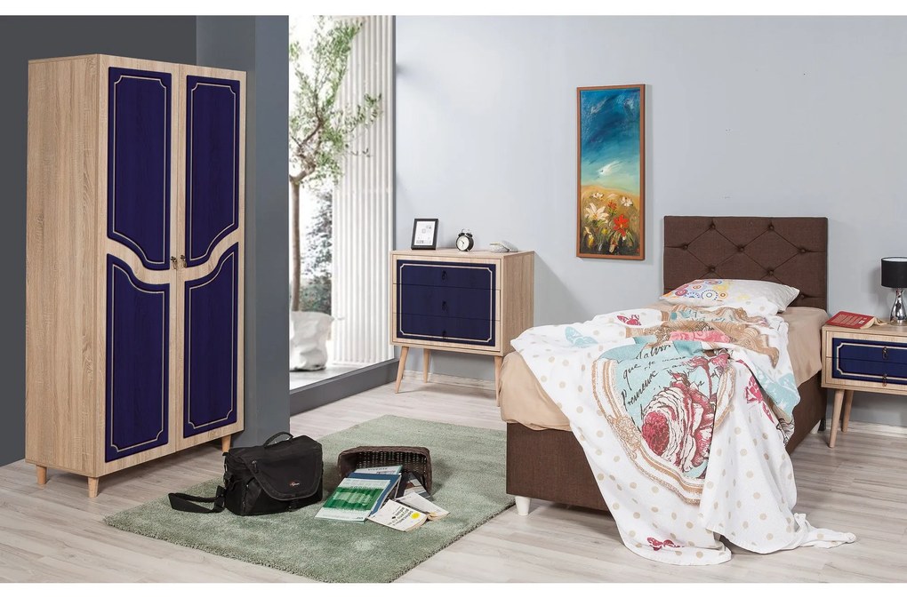 Roupeiro Stil – Carvalho Sonoma – 90x192x52 cm