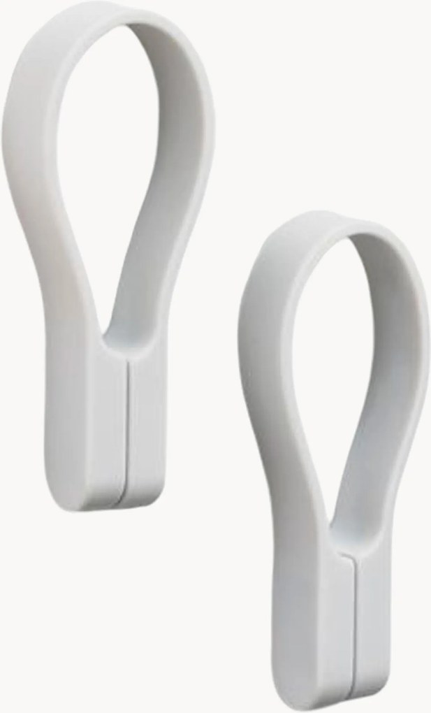 Suportes para toalhas magnético em silicone Loop, conjunto de 2