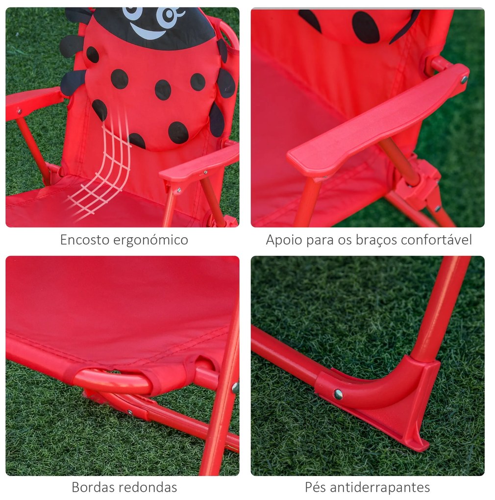 Conjunto de Mesa e Cadeira de Jardim Conjunto de Picnic Dobrável para