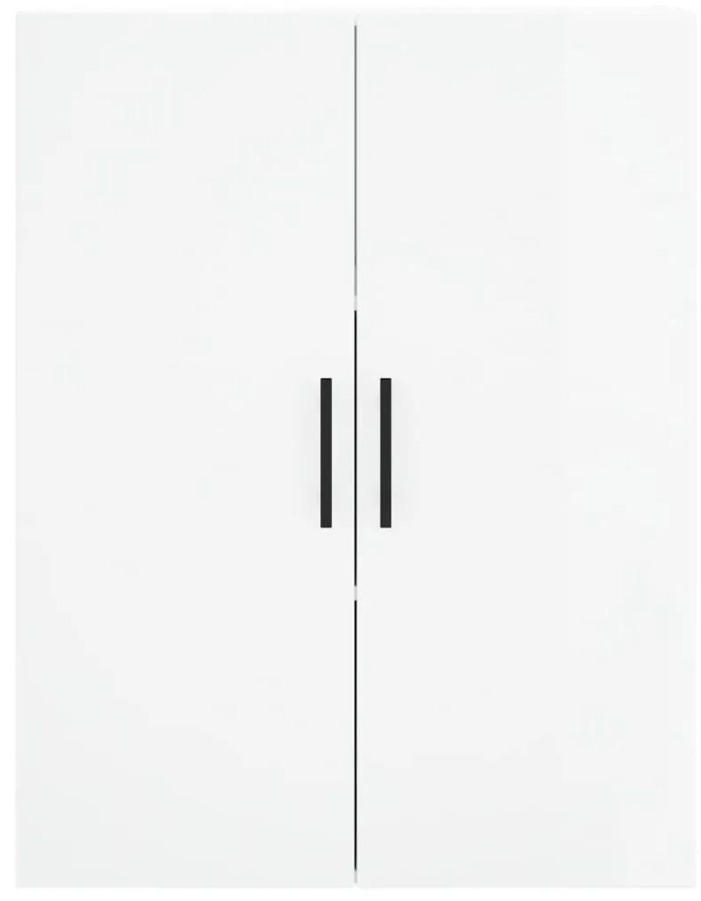 Armário alto 69,5x34x180 cm madeira processada branco brilhante