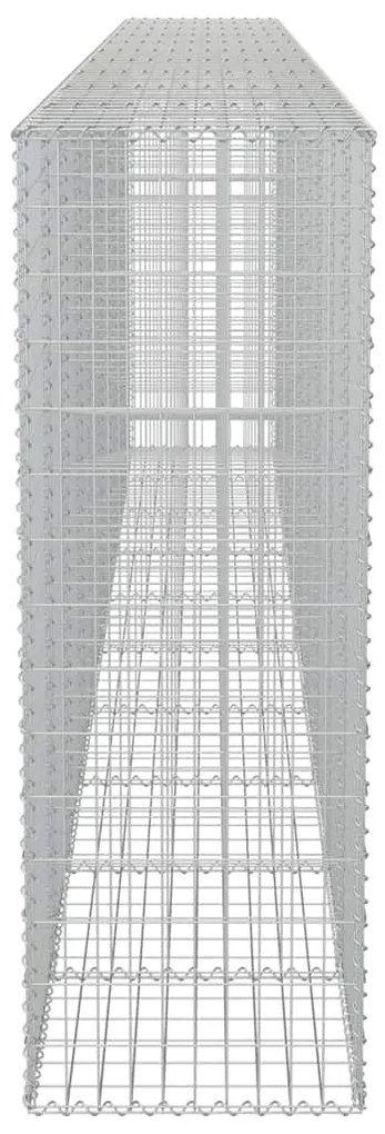 Muro gabião com tampas aço galvanizado 600x50x150 cm