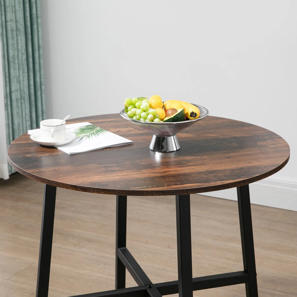 Mesa de Sala de Jantar Redonda para 4 Pessoas Mesa de Cozinha Moderna